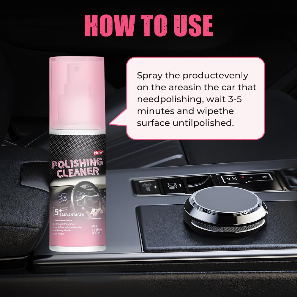 š„LAST DAY 49% OFF - Polishing Cleaner, Car Interior Cleaner