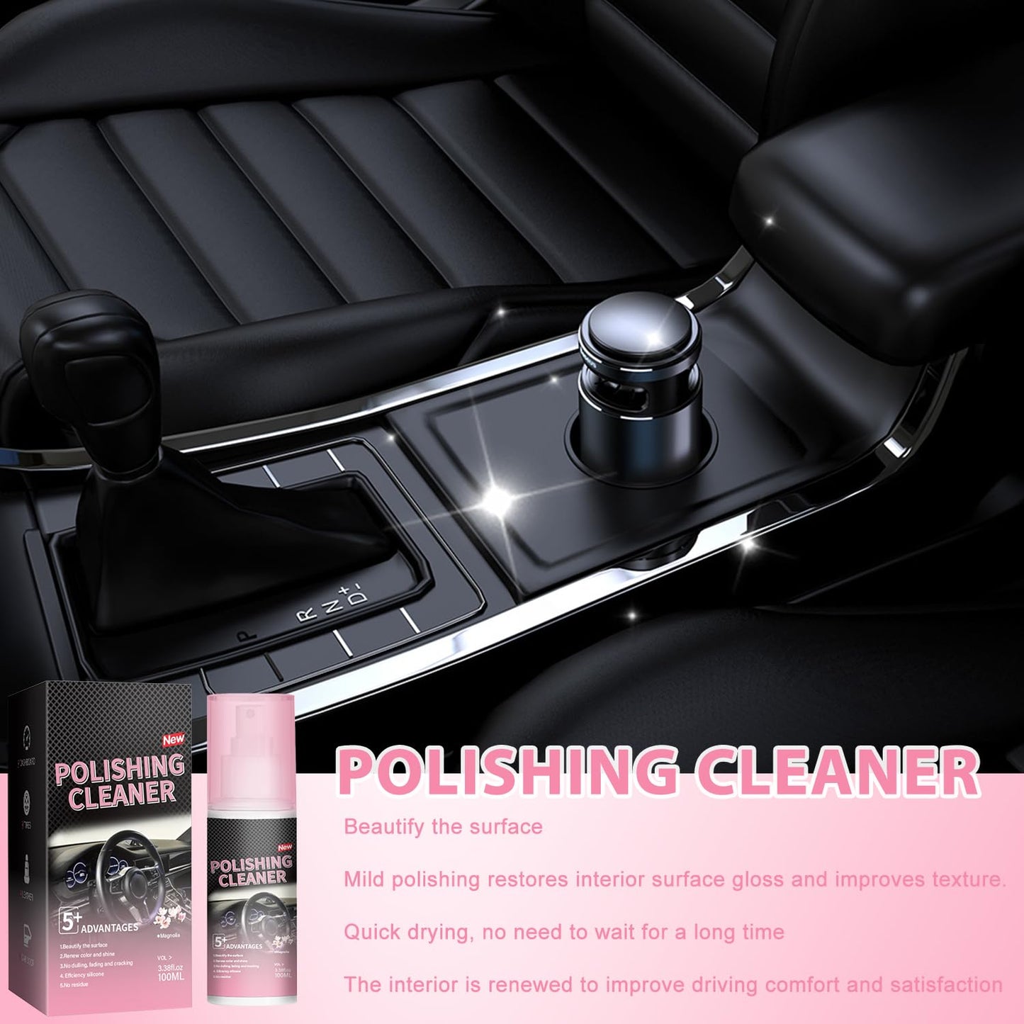 š„LAST DAY 49% OFF - Polishing Cleaner, Car Interior Cleaner