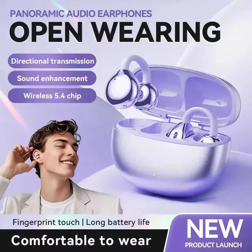 đLAST DAY SALE 50% OFFâ°Lightweight Open Ear Clip Bluetooth Headphones