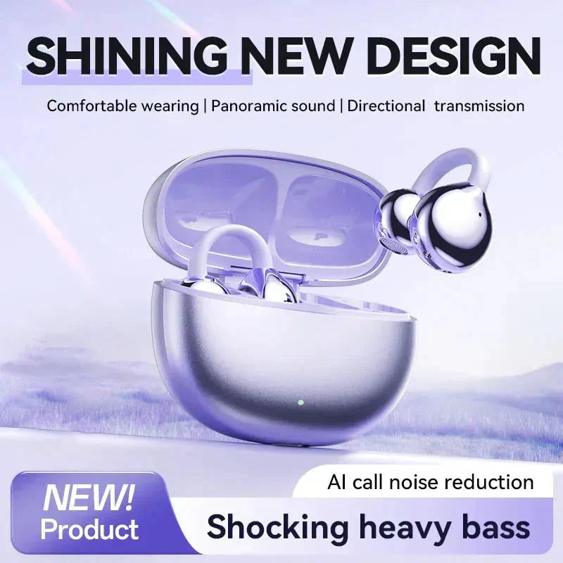 đLAST DAY SALE 50% OFFâ°Lightweight Open Ear Clip Bluetooth Headphones